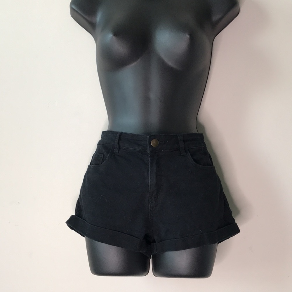 H&M Denim Shorts - Black